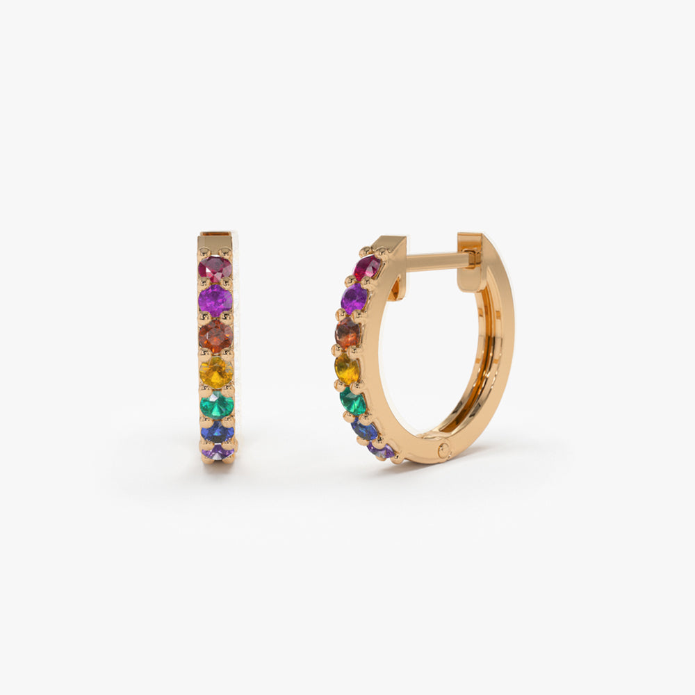 Fun Colorful Resin Hoop Earrings – Aaraa Accessories